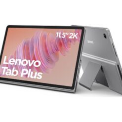 LENOVO Tab Plus 11.5" Tablet with Sleeve - 128 GB, Luna Grey, Silver/Grey