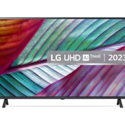 LG 43UR78006LK Smart 4K Ultra HD HDR LED TV, Silver/Grey