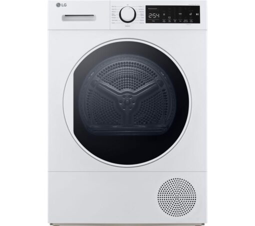 LG FDV208W 8 kg Heat Pump Tumble Dryer - White, White