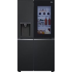 LG InstaView GSGV81EPLD American-Style Smart Fridge Freezer - Matte Black, Black,Silver/Grey