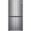 LG NatureFRESH GMB844PZ4E Slim American-Style Fridge Freezer - Shiny Steel, Silver/Grey