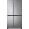 LG NatureFRESH GSBV70PZTL American-Style Fridge Freezer - Shiny Steel, Silver/Grey