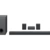 LG S80QR 5.1.3 Wireless Sound Bar with Dolby Atmos, Silver/Grey