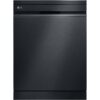 LG TrueSteam DF455HMS Full-size WiFi-enabled Dishwasher - Matte Black, Black