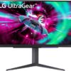 LG UltraGear 27GR93U-B.AEK 4K Ultra HD 27" IPS LCD Gaming Monitor - Black, Black