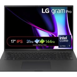 LG gram Pro 17 17Z90SP 17" Laptop - Intel®Core™ Ultra 7, 1 TB SSD, Black, Black