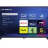 LOGIK L43RUE23 Roku TV Smart 4K Ultra HD HDR LED TV, Black