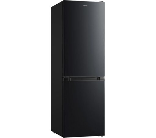 LOGIK LFC50B23 60/40 Fridge Freezer - Black, Black