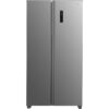 LOGIK LSSBSS23 American-Style Fridge Freezer - Inox, Silver/Grey