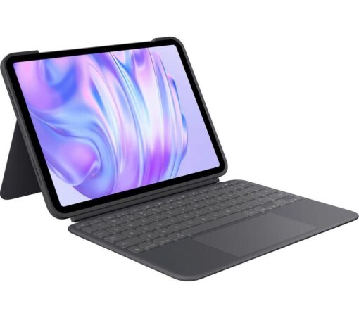 LOGITECH Combo Touch 11" iPad Pro Keyboard Folio - Graphite, Silver/Grey