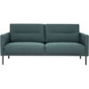 Larvik 2.5 Seater Sofa - Dark Green, Black Legs