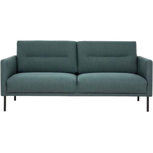 Larvik 2.5 Seater Sofa - Dark Green, Black Legs