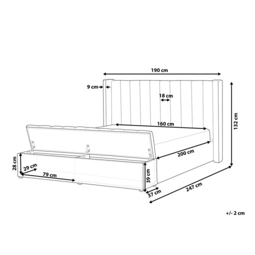 Lila Upholstered Bed Frame