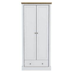 Lpd Furniture - Devon 2 Door Wardrobe White