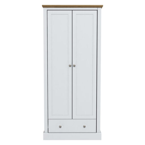 Lpd Furniture - Devon 2 Door Wardrobe White