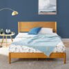 Luisa Stylish Solid Wood Bed Frame with Headboard