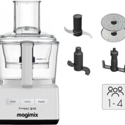 MAGIMIX CS 3160 Food Processor - White, White