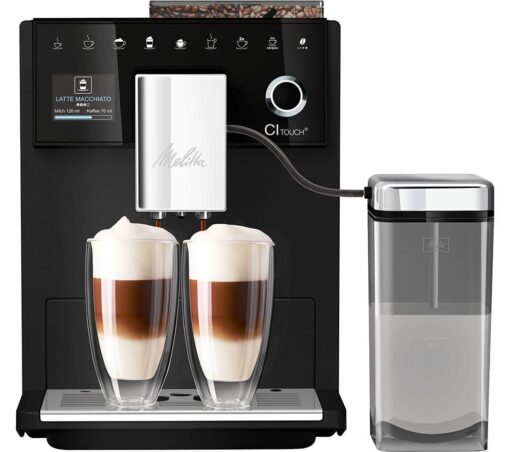 MELITTA LatteSelect Bean to Cup Coffee Machine - Black, Black