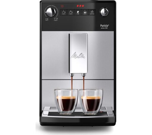 MELITTA Purista F230-101 Bean to Cup Coffee Machine - Silver, Silver/Grey