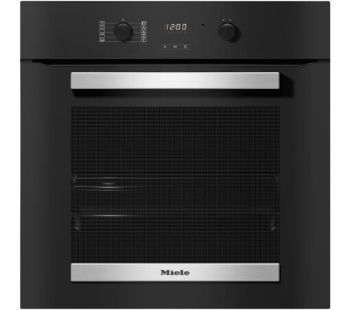 MIELE H2455B Electric Smart Oven - Black & Stainless Steel, Stainless Steel