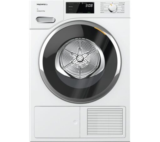 MIELE T1 EcoSpeed TWH780 WP WiFi-enabled 9 kg Heat Pump Tumble Dryer - White, White