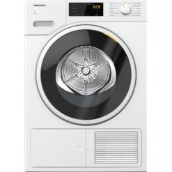 MIELE T1 TWD260WP WiFi-enabled 8 kg Heat Pump Tumble Dryer - White, White