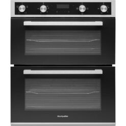 MONTPELLIER DO3550UB Built-under Double Oven - Black & Stainless Steel, Stainless Steel