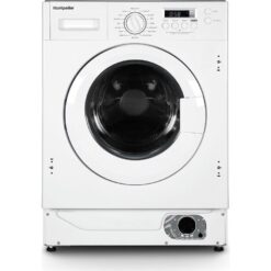 MONTPELLIER MBIWM814 Integrated 8 kg 1400 Spin Washing Machine, White