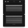 MONTPELLIER MBUDO72 Built-under Double Oven - Black, Black,Silver/Grey