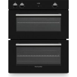 MONTPELLIER MBUDO72 Built-under Double Oven - Black, Black,Silver/Grey