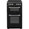 MONTPELLIER MDOC50FK 50 cm Electric Ceramic Cooker - Black, Black,Silver/Grey