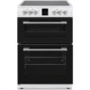 MONTPELLIER MDOC60FW 60 cm Electric Ceramic Cooker - White, White