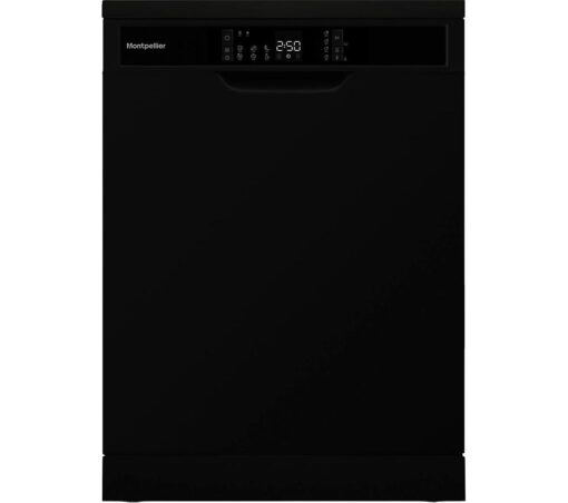 MONTPELLIER MDWD1464K Full-Size Dishwasher - Black, Black