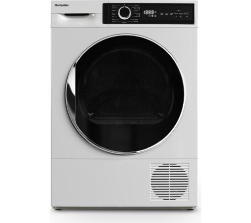 MONTPELLIER MHP10SDW 10 kg Heat Pump Tumble Dryer - White, White