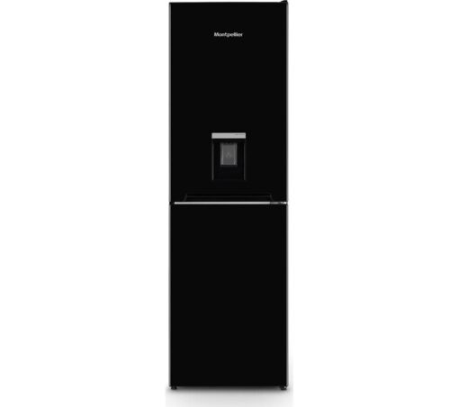 MONTPELLIER MLF1770EKWD 50/50 Fridge Freezer - Black, White