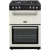 MONTPELLIER MMRDF60FC 60 cm Dual Fuel Cooker - Cream & Silver, Cream