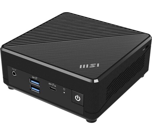 MSI Cubi N ADL Mini Desktop PC - Intel®N100, 128 GB SSD, Black, Black