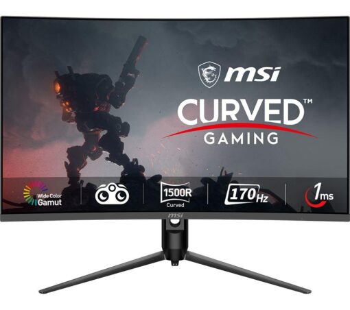 MSI G32CQ5P Quad HD 32" Curved VA LCD Gaming Monitor - Black, Black