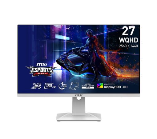 MSI MAG 274QRFW Quad HD 27" IPS LCD Gaming Monitor - White, White