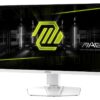 MSI MAG 274URFW 4K Ultra HD 27" Rapid IPS Gaming Monitor - White, White