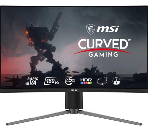 MSI MAG 27CQ6PF Quad HD 27" Curved VA LCD Gaming Monitor - Black, Black