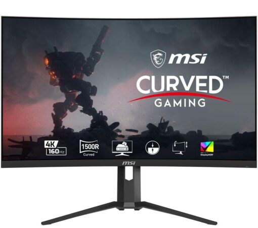 MSI MAG 321CUP 4K Ultra HD 32" Curved VA Gaming Monitor - Black, Black