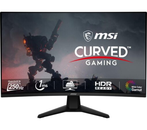 MSI MAG 32C6X Full HD 31.5" Curved VA Gaming Monitor - Black, Black