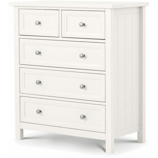 Marine 3+2 Drawer Chest - Surf White