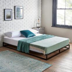 Metal Platform Bed with Mattress