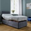 Mibed Memory Single Adjustable Bed - Grey