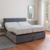 Mibed Memory Superking Adjustable Bed Frame - Grey