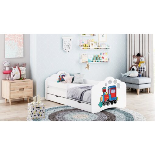 Middlet European Toddler (80 x 160cm) Bed Frame with Drawers