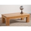 Modern Furniture Direct - Dakota Chunky Oak Large Coffee Table for Living Room