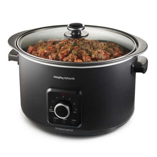 Morphy Richards 6.5L Easy Time Slow Cooker - Black